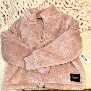 Calvin Klein Performance Fluffy Mauve Pullover